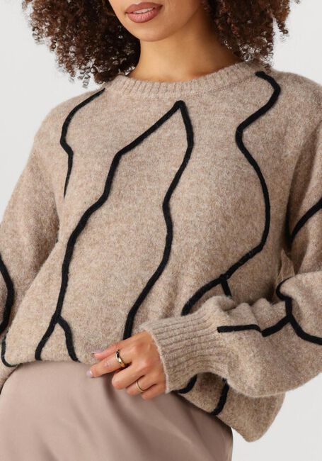 Beige MOVES Trui KAIYA JUMPER 4457 - large