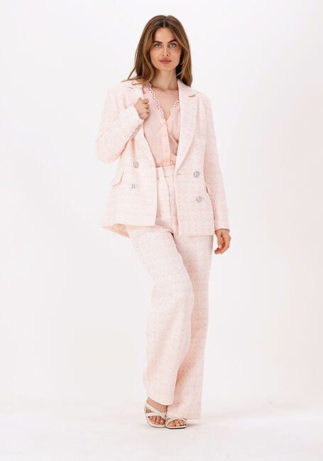 NA-KD Pantalon TWEED SUIT PANTS Rose clair - large