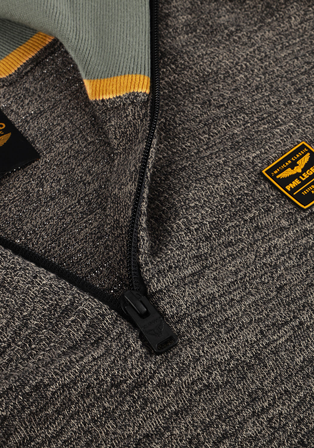 PME LEGEND Pull COTTON MOULINE en vert - large