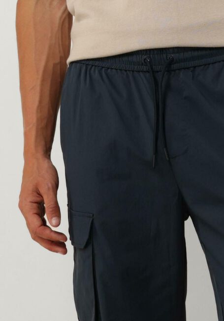 PURE PATH Pantalon cargo CARGO PANTS WITH CORDS Bleu foncé - large