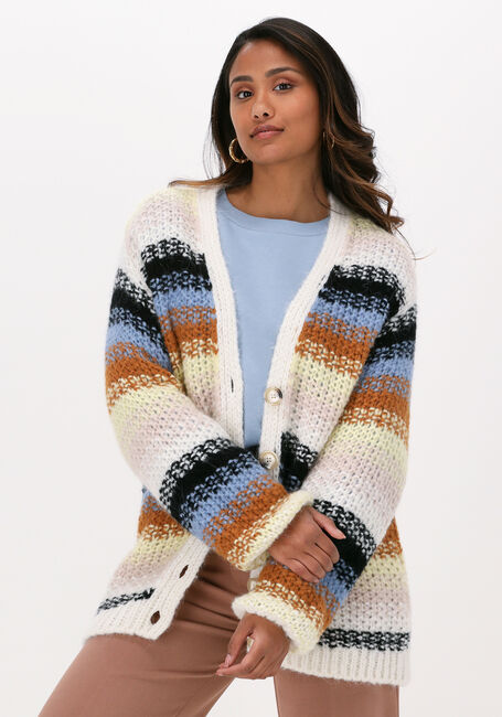 Multi SECOND FEMALE Vest OSMUNDA KNIT CARDIGAN - large