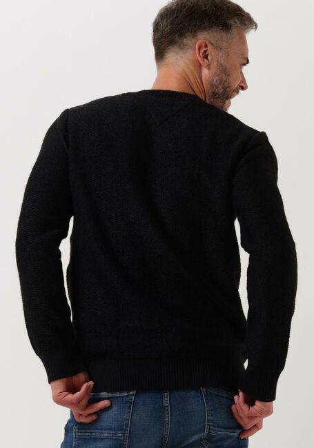 TOMMY JEANS Pull TJM REGULAR STRUCTURED SWEATER en noir - large