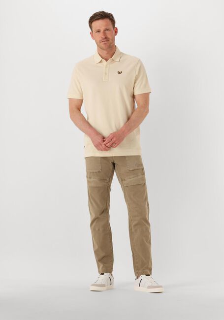 PME LEGEND Polo PIQUE GARMENT DYE en beige - large