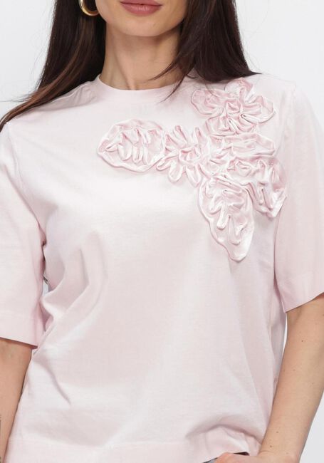 Y.A.S. T-shirt YASVISELY SS TEE en rose - large