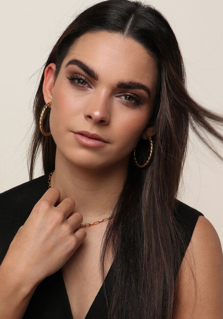 NOTRE-V Boucles d'oreilles X FLORINE - BAILAR HOOPS Doré - large