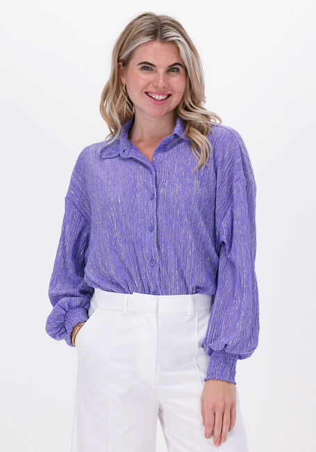 Lila ALIX THE LABEL  KNITTED LUREX MESH BLOUSE - large