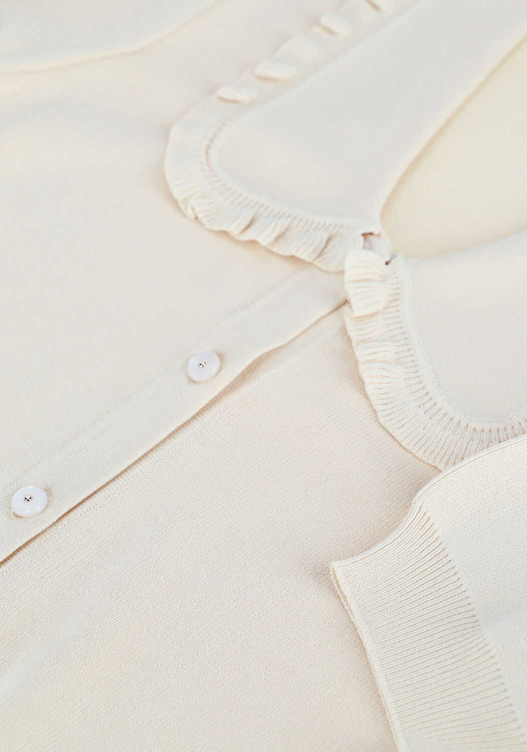 Y.A.S. Haut YASGINA 2/4 KNIT CARDIGAN AB12 Blanc - large