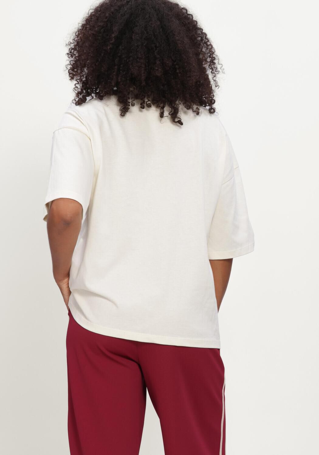 POM AMSTERDAM T-shirt TESS YOU'RE INVITED Cr&egrave;me - large