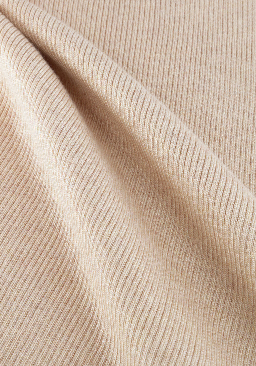 YDENCE Haut KNITTED TOP KEELY en beige - large