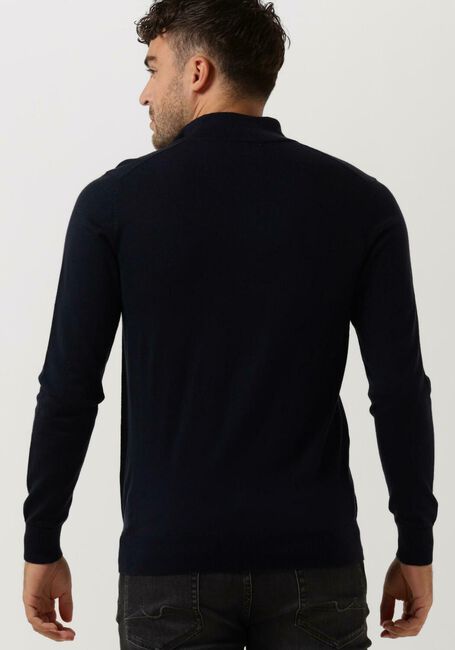 Donkerblauwe PROFUOMO Coltrui PULLOVER HALFZIP - large