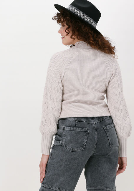 OBJECT Pull IVY L/S KNIT PULLOVER en beige - large