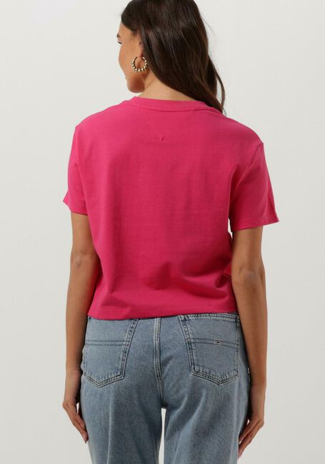 TOMMY JEANS T-shirt TJW TOMMY CENTER BADGE TEE en rose - large