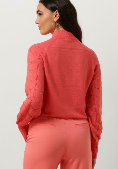 OBJECT Col roulé OBJEVA L/S KNIT PULLOVER en rose - large