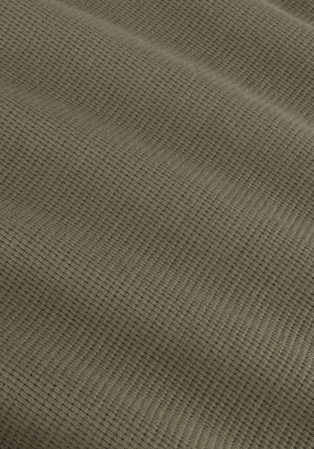 CALVIN KLEIN Pull BADGE WAFFLE LS TEE Olive - large