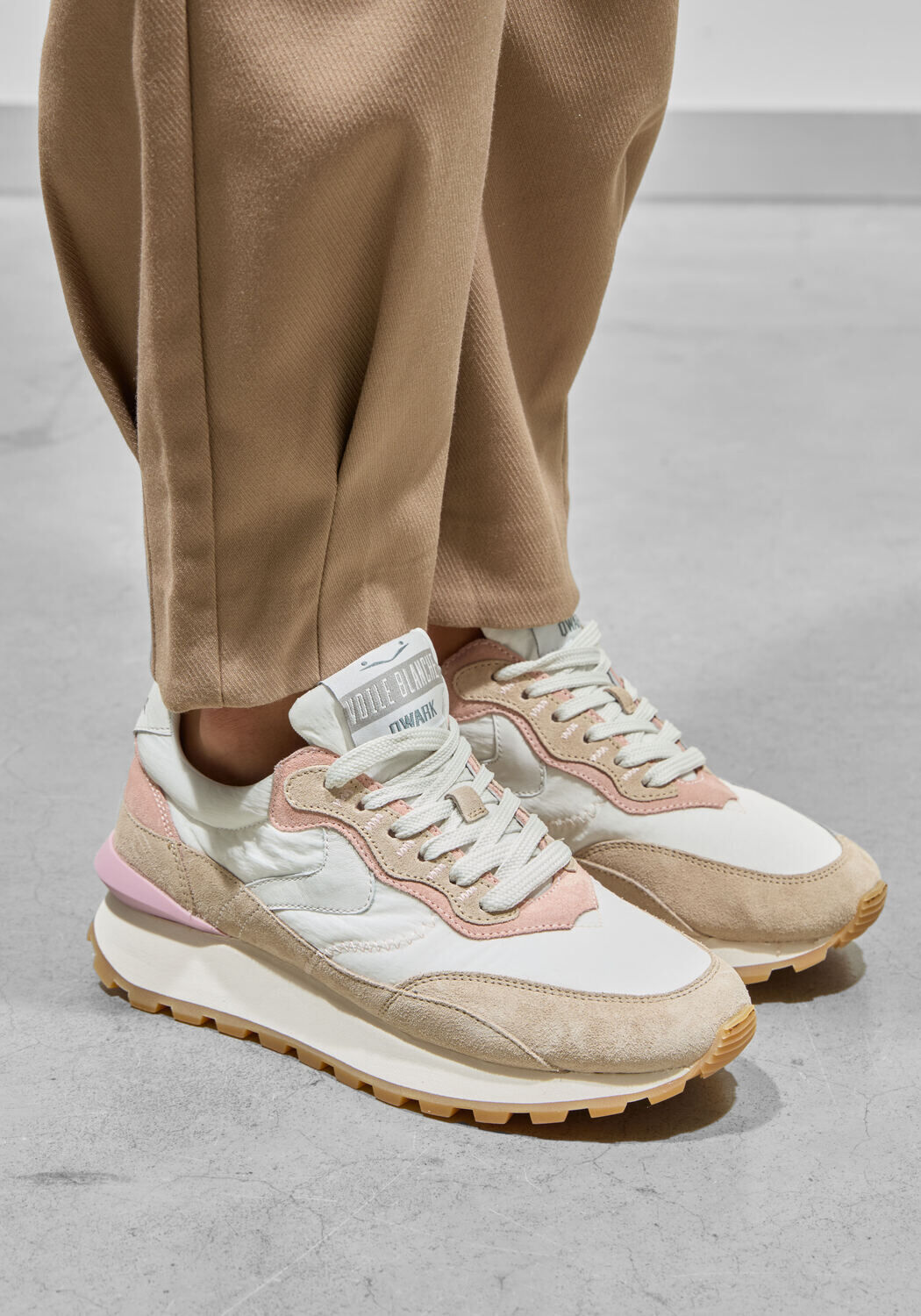 Roze VOILE BLANCHE Sneakers QWARK HYPE WOMAN - medium