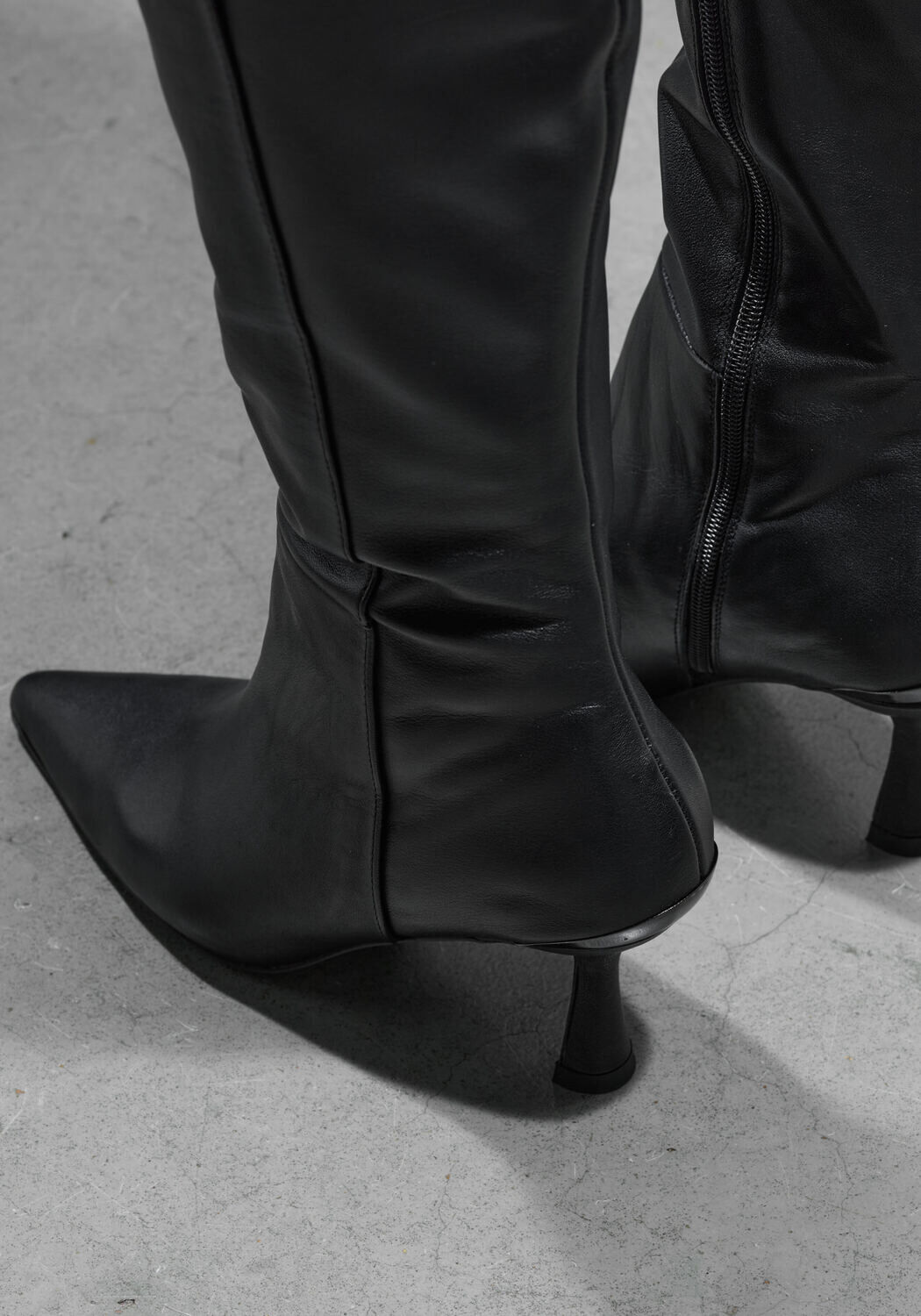 STEFANO LAURAN Bottes hautes BOTA en noir - large