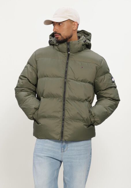 TOMMY JEANS Veste matelass&eacute; TJM ESSENTIAL DOWN JACKET EXT en vert - large