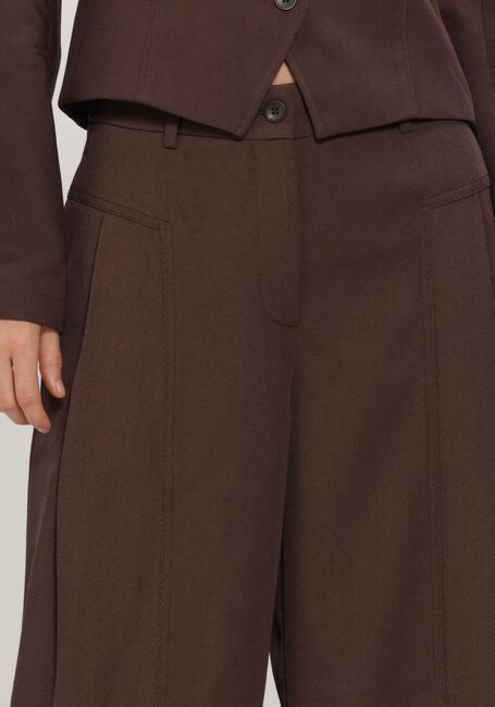 MSCH COPENHAGEN Pantalon large MSCHLAURETTA HW PANTS en marron - large