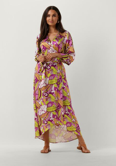 Multi COLOURFUL REBEL Maxi jurk LELA FLORAL WRAP MAXI DRESS - large