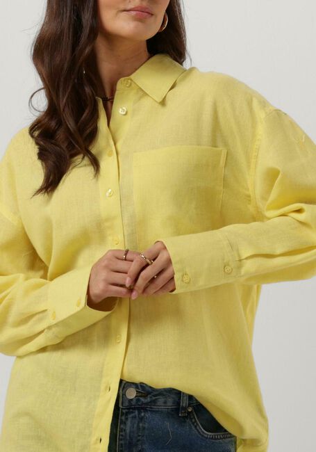 Gele ALIX THE LABEL  LADIES WOVEN LINEN LYOCELL BLOUSE - large