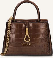 Bronzen GUESS Schoudertas JAMES MINI SATCHEL - medium