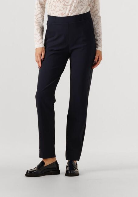 Donkerblauwe STUDIO ANNELOES Pantalon ANNE BONDED TROUSERS - large