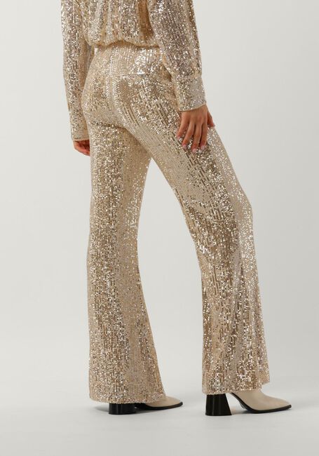 Gouden SECOND FEMALE Pantalon SHINE ON TROUSERS - large