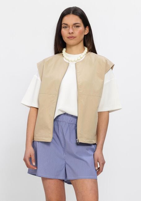 MOVES Gilet EVET VEST 4627 en beige - large