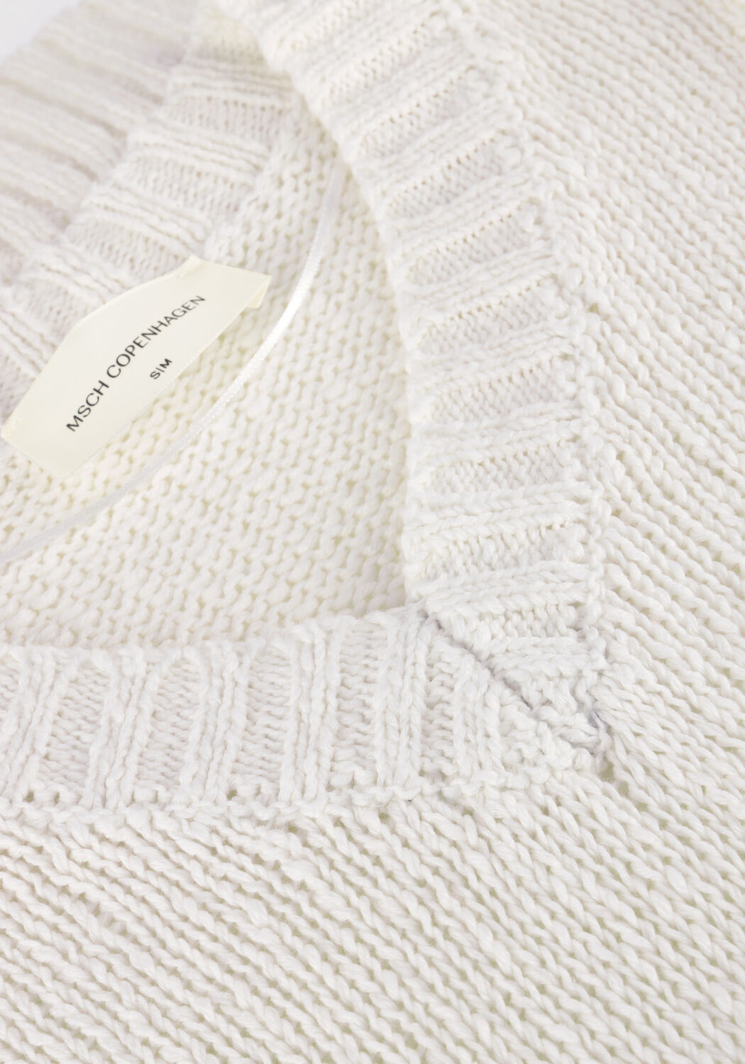 MSCH COPENHAGEN Haut MSCHHANNALIE 2 4 V PULLOVER en blanc - large