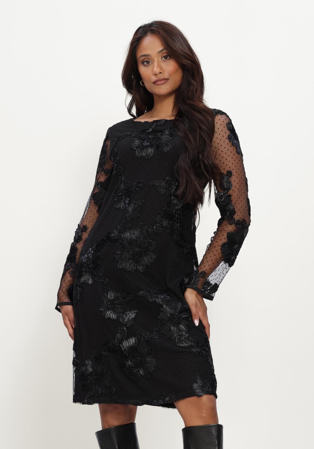 Zwarte ANA ALCAZAR Mini jurk DRESS - large