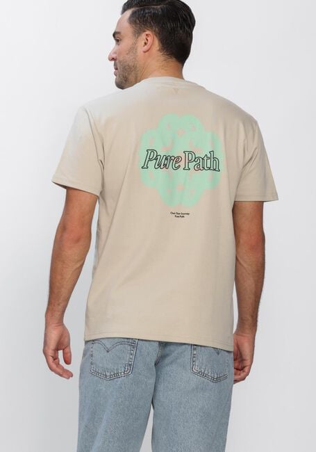 PURE PATH T-shirt BOLD EMBLEM T-SHIRT en beige - large