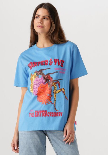 HARPER & YVE T-shirt EXTRAORDINARY-SS en bleu - large