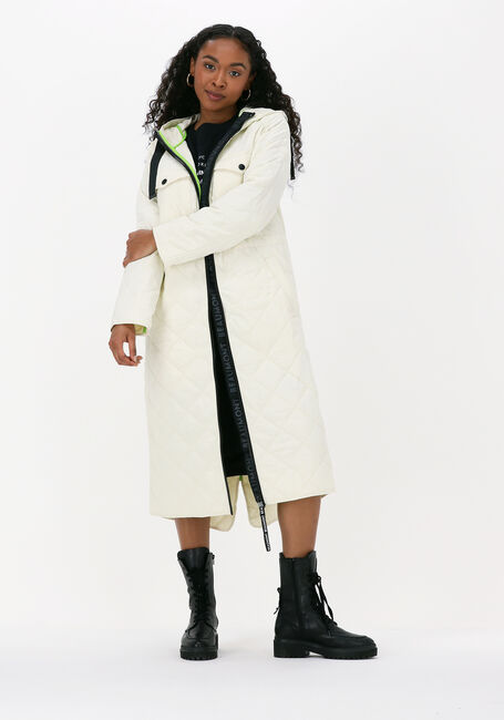 BEAUMONT Veste matelassé LONG COAT LIGHT PADDED Écru - large