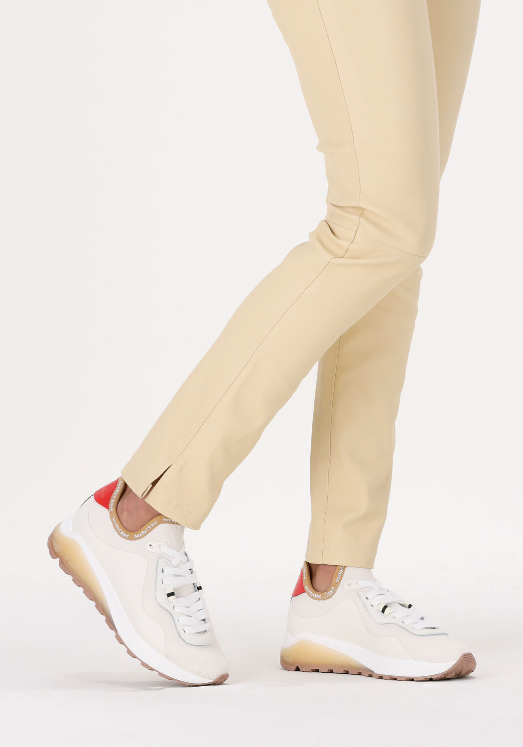 Witte SEE BY CHLO&Eacute; Sneakers BRETT - large