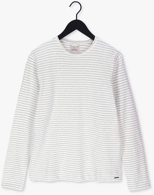Witte DSTREZZED Sweater BOATNECK L/S FANCY TERRY STRIPE - large