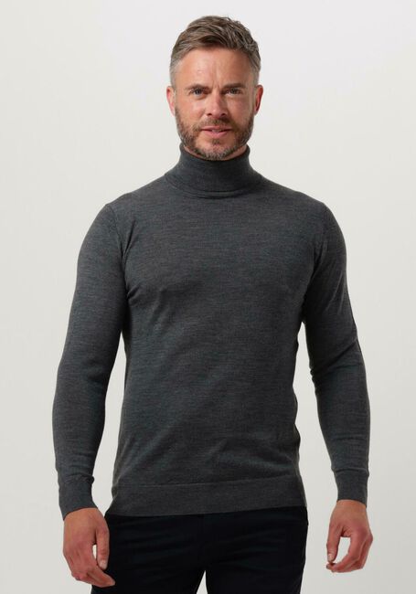 Grijze PROFUOMO Coltrui PULLOVER ROLL NECK - large