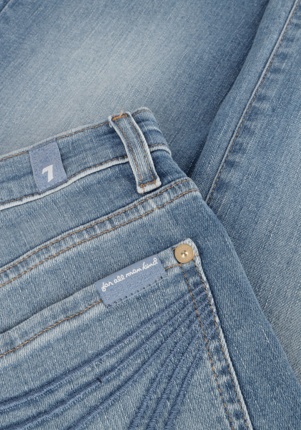 Blauwe 7 FOR ALL MANKIND Wide jeans MODERN DOJO - large