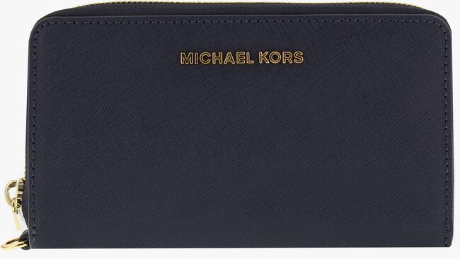 MICHAEL KORS Porte-monnaie LG FLAT MF PHONE CASE en bleu - large