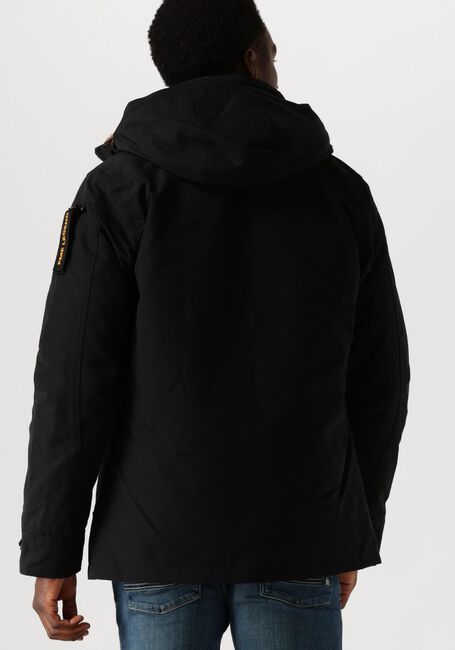 Zwarte PME LEGEND Jassen SEMI LONG JACKET SNOWPACK TRAIL RIPSTOP - large