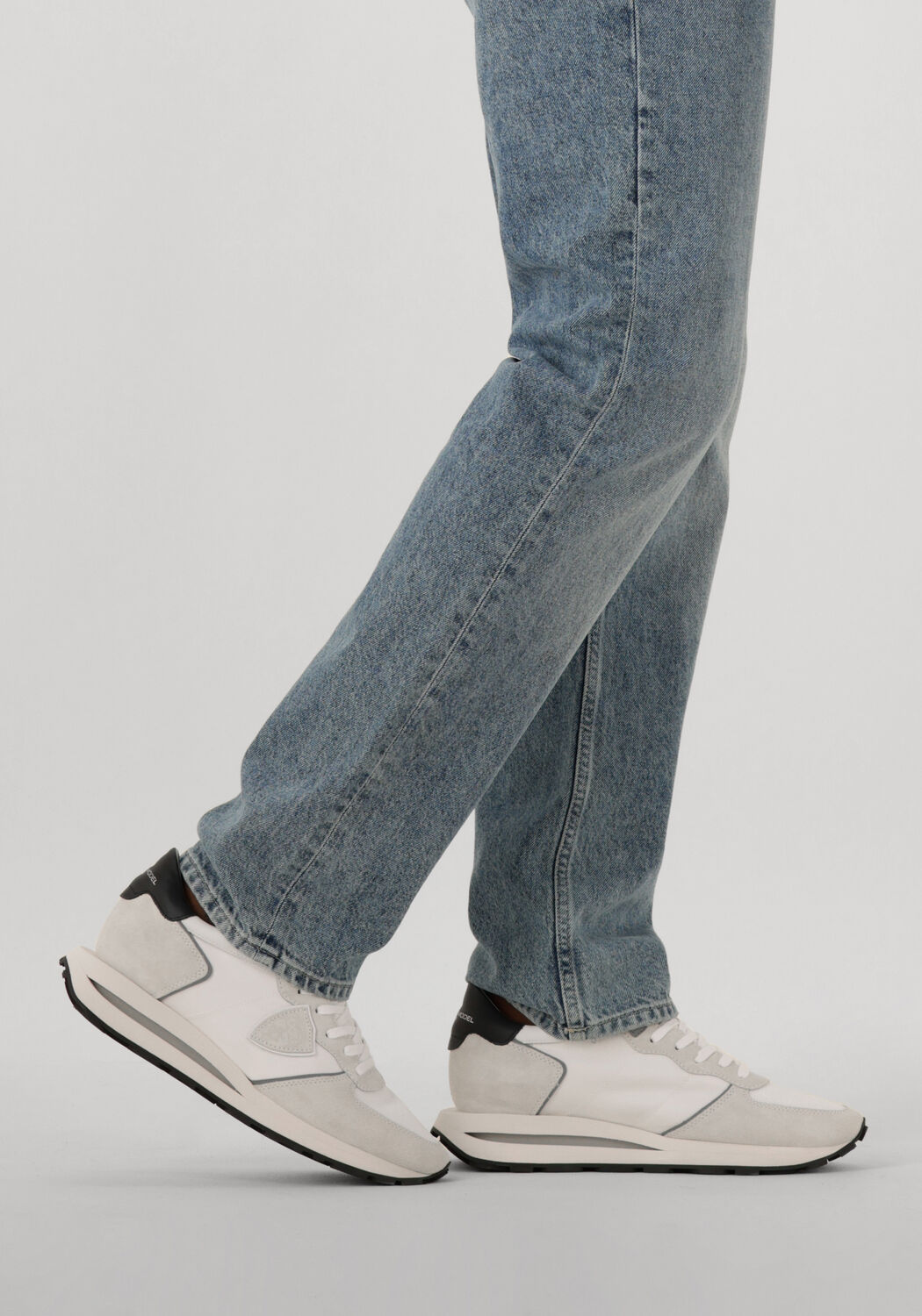 Witte PHILIPPE MODEL Sneakers TROPEZ HAUTE LOW MAN - large