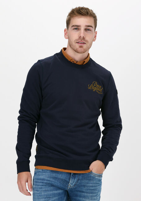 PME LEGEND Chandail LONG SLEEVE R-NECK FINE TERRY en bleu - large