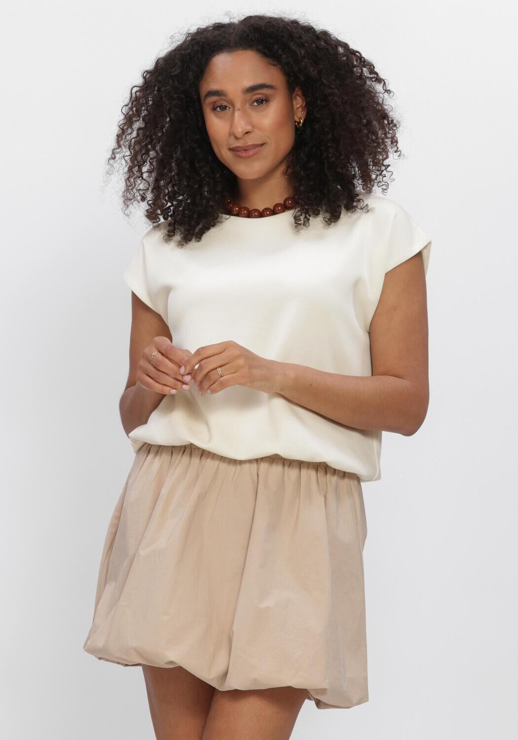 Ecru YDENCE Tops & T-shirts TOP MAVIS - large