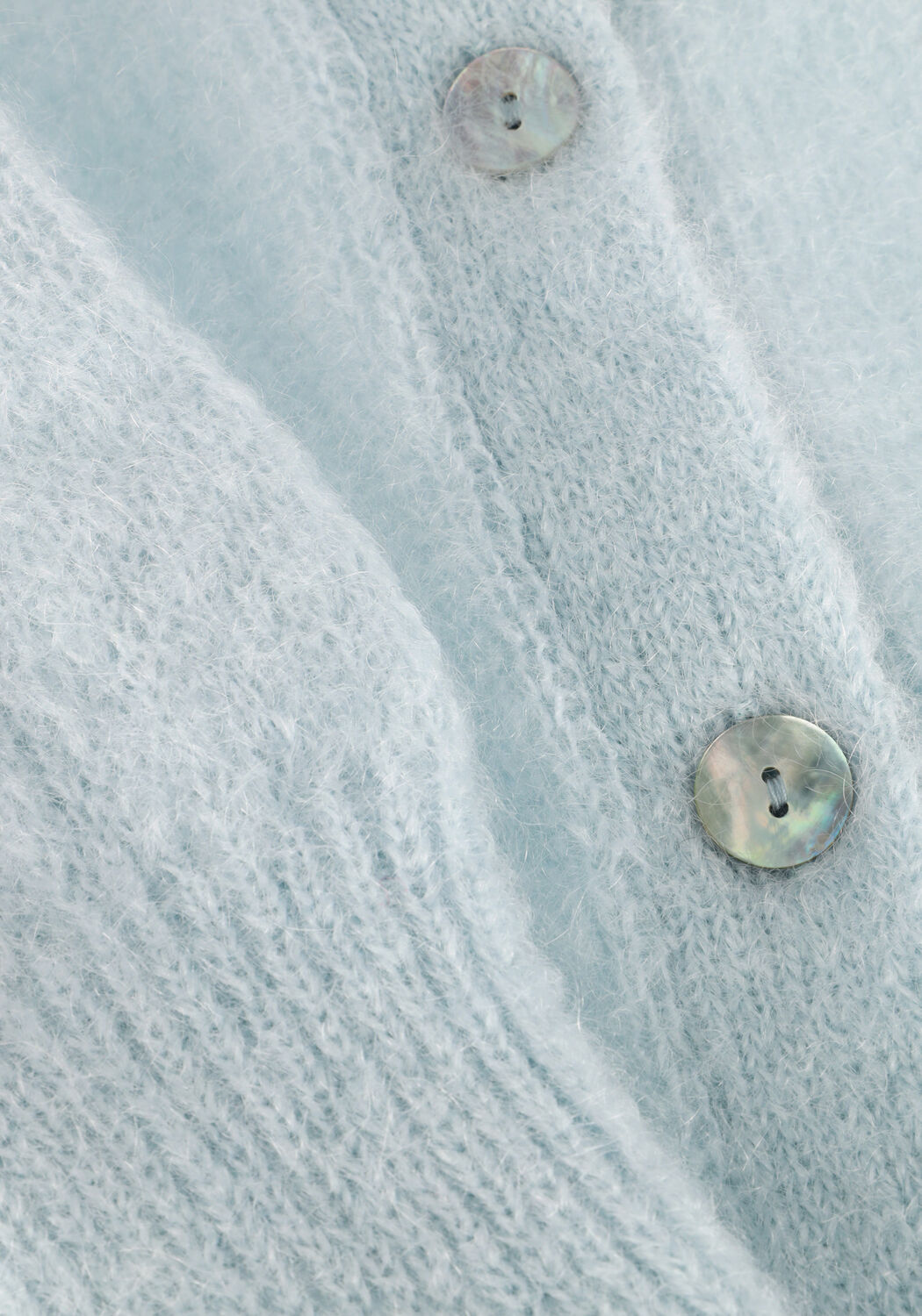 Blauwe NUKUS Vest LOREN CARDIGAN - large