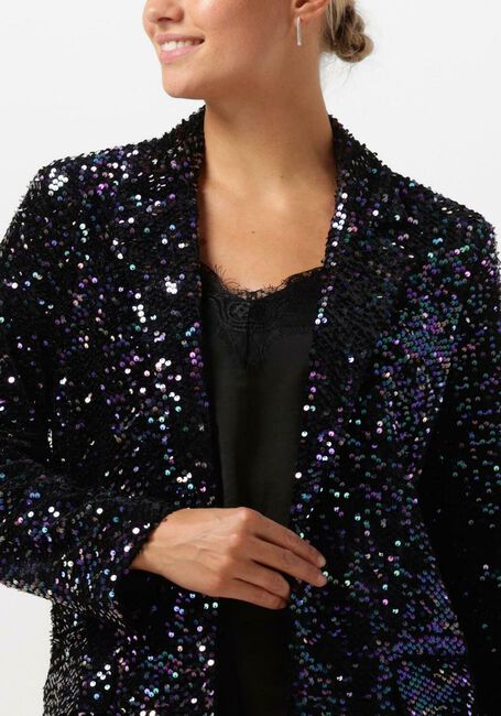 NOTRE-V Blazer NV-CHRISTINE GLITTER VELVET BLAZER en noir - large