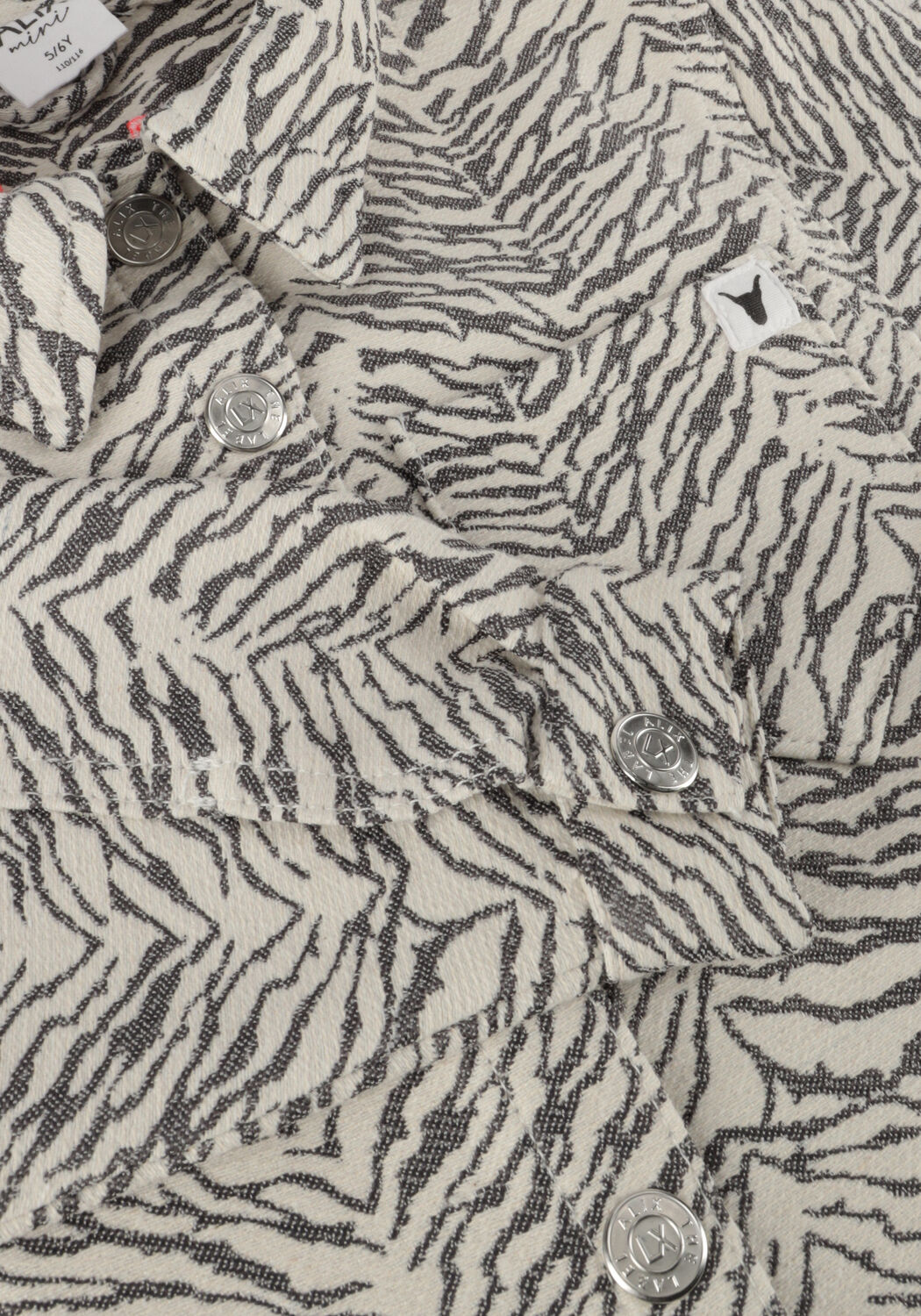 ALIX MINI Jack WOVEN TIGER JACQUARD BOUCLE JACKET Sable - large