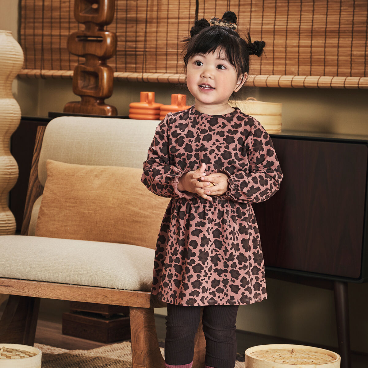 Z8 Mini robe GRACE en marron - large