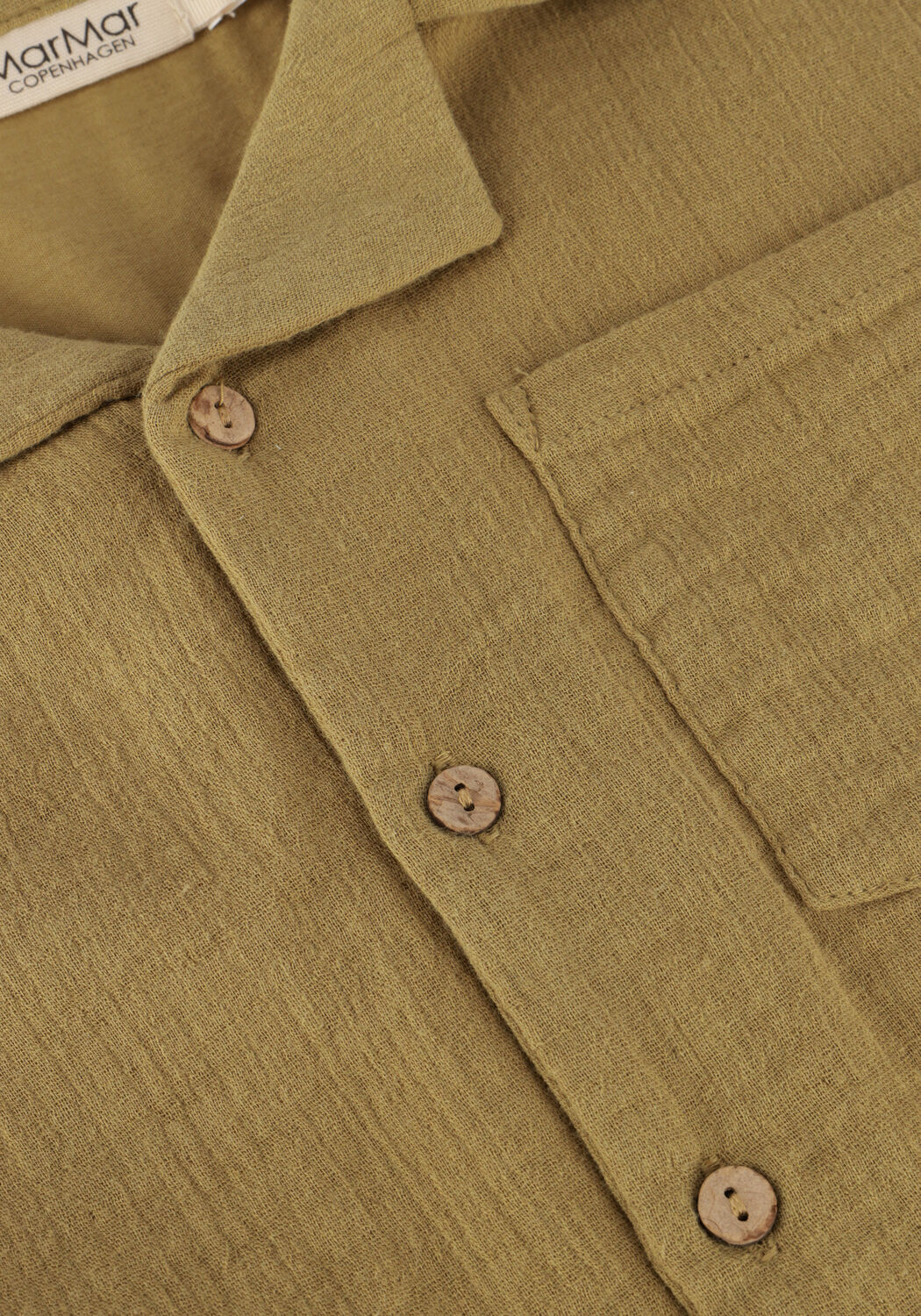 MARMAR COPENHAGEN Chemise d&eacute;contract&eacute; TAGE Olive - large