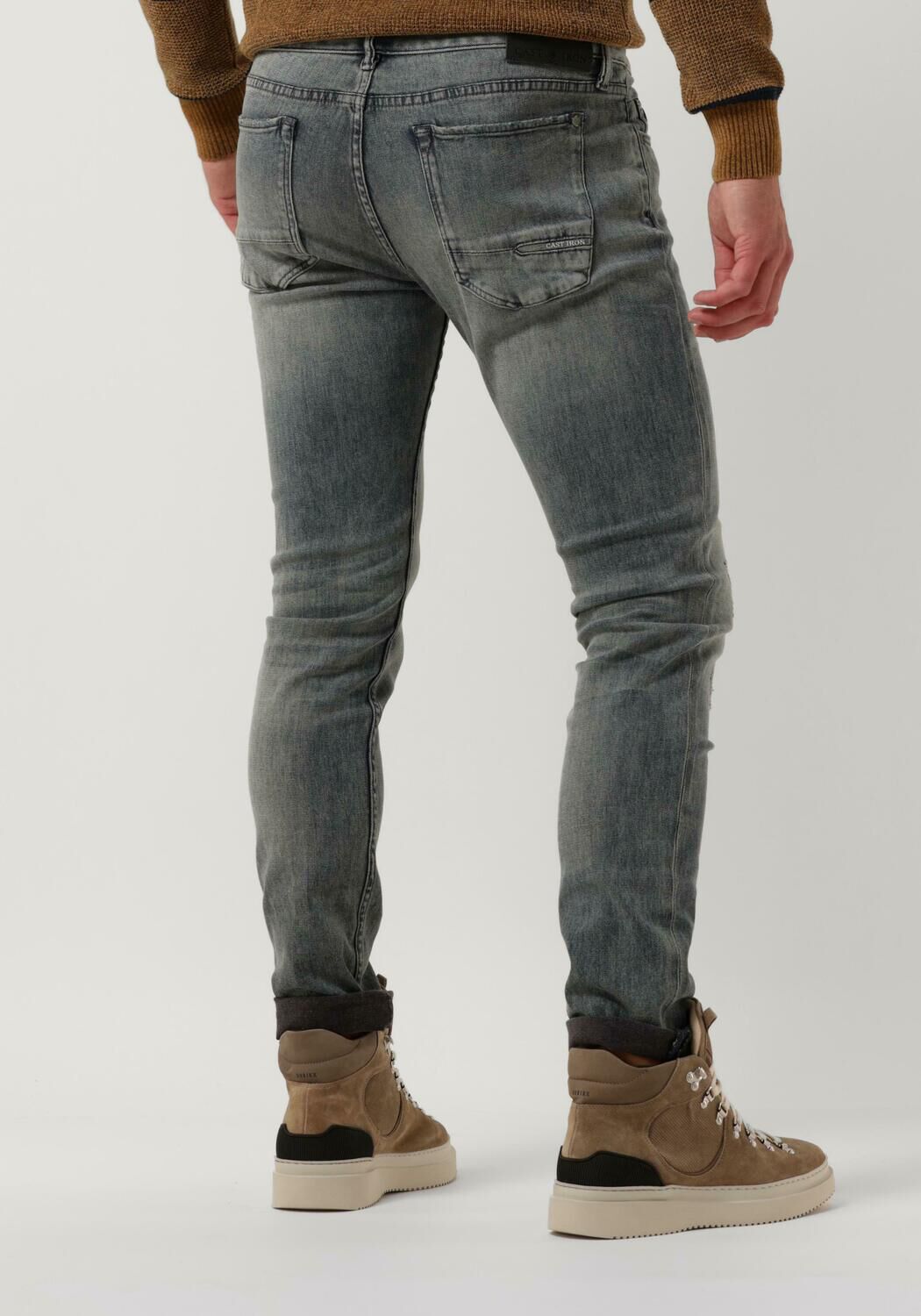 CAST IRON Slim fit jeans RISER SLIM TINTED INDIGO STRUCTURE en