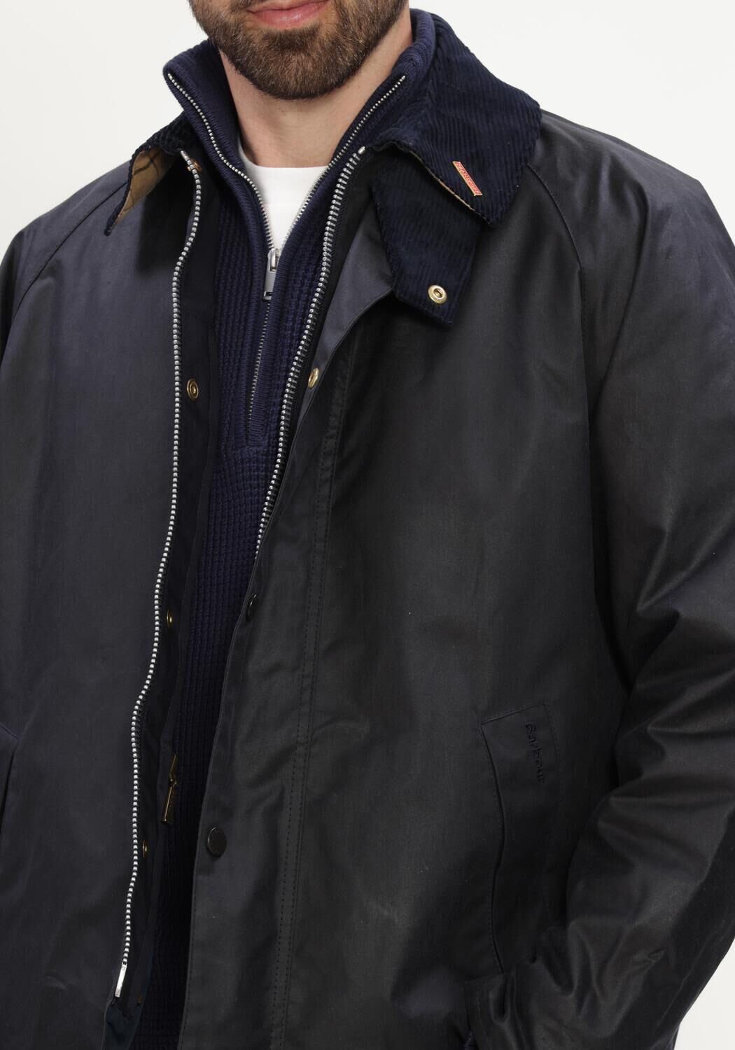 BARBOUR Jack ICONS TRANSPORT WAX Bleu fonc&eacute; - large