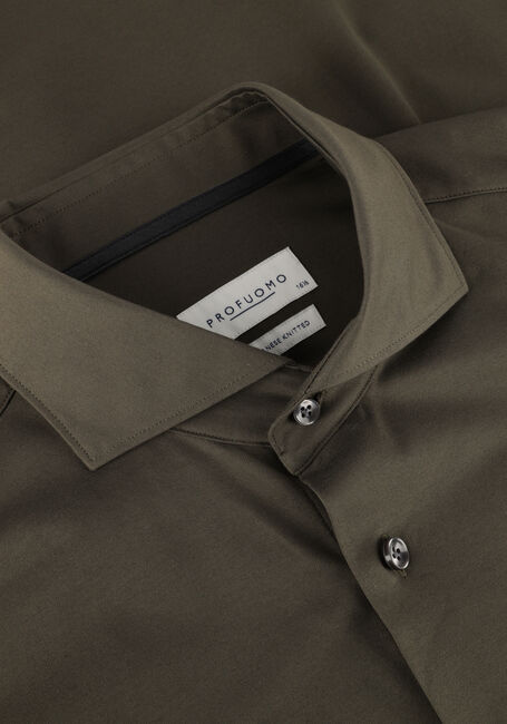 Groene PROFUOMO Klassiek overhemd SHIRT X-CUTAWAY SC SF JAPANESE KNITTED Groene PROFUOMO Klassiek overhemd SHIRT X-CUTAWAY SC SF JAPANESE KNITTED - large